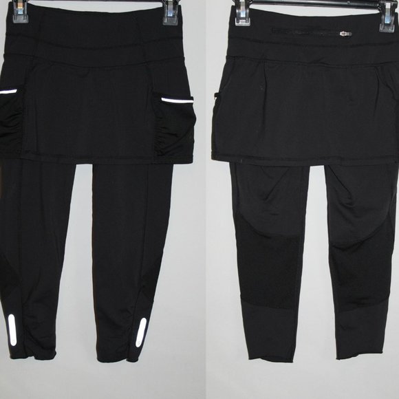 Athleta Acceleration 2in1 Skort Over Capri HW7957 - Picture 7 of 8